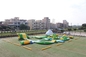 Aqua Park gonfiabile adulta gigante, giochi gonfiabili a prova di fuoco del parco dell'acqua del PVC