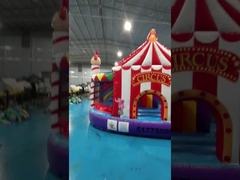Clown a tema 5.2x5m Combos gonfiabili per adulti