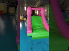 Tematica elefante 3,5x1,8x2,5m Slide d'acqua gonfiabili Stampa digitale Casa salto d'acqua con diapositiva