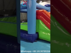 Casa gonfiabile a sbalzo con scivolo Combo Castello gonfiabile a sbalzo con scivolo asciutto per bambini