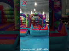 Parco di divertimenti gonfiabile con slide gaint