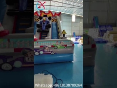 Stampa digitale a prova di fuoco Commerciale Slide gonfiabile Open Wheel Auto da corsa Slide gonfiabile Porter