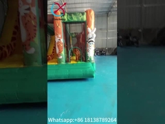 Castello gonfiabile Animali Figure Casa gonfiabile Bouncer con scivolo asciutto Casa di salto per evento