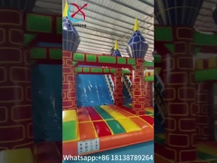 Slide gonfiabile castello scivoli larghi castello di fascino esotico scivolo gonfiabile asciutto per bambini e adulti