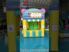 Commerciale Chiosco biglietto gonfiabile Parco giochi biglietto gonfiabile Vendita tenda cartelloni pubblicitari