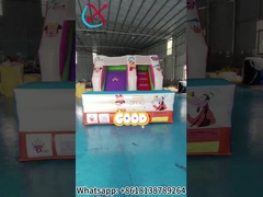 Commerciale 0.55 Pvc Digital Printing Inflatabile Slide asciutto Mickey Mouse Cartoon Inflatabile Castello