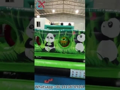 Corsi di ostacoli gonfiabili Panda Salto Castello Parco giochi