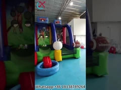 Gioco sportivo gonfiabile interattivo all'aperto Gioco gonfiabile a palla