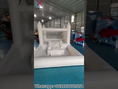 Casa gonfiabile da matrimonio bianca castello salto