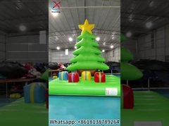 Albero di Natale gonfiabile Area di salto Castello gonfiabile