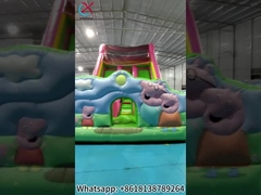 Slide gonfiabili Peppa Pig Slide gonfiabili doppi Castello