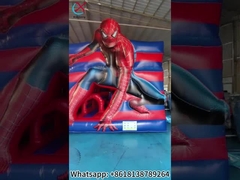 Castello gonfiabile combo Spiderman Casa salta con scivolo