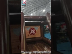 Commerciale Interattivo Inflatabile Axe Sport Game Inflatabile Shot Game