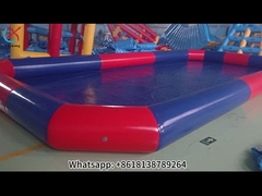Fabbrica di giochi a palla d'acqua a piscina a sfondo o rettangolare gonfiabili
