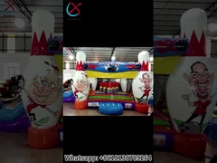 Fabbrica fa bowling tematici all' interno all' esterno salti personalizzati castello rimbalzante