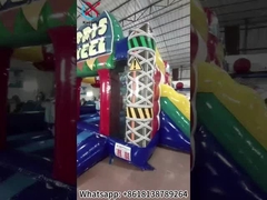 Bouncer gonfiabile Salto castello scivolo Commerciale Bounce House
