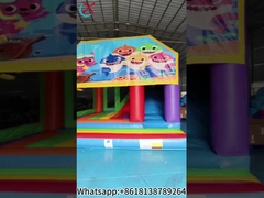 Bouncer gonfiabile castello salto scivolo mondo sottomarino tema commerciale Bounce House