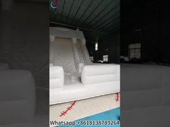 Casa gonfiabile a scivolo a secco per il matrimonio per l'evento di festa di nozze