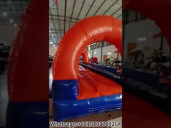 Scivolo d'acqua gonfiabile scivolo gonfiabile estivo con piscina