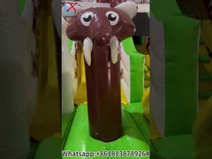 Castello Gonfiabile Fun City con Scivolo