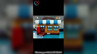 Noleggio di feste per bambini divertenti nel negozio di barbiere Bounce House