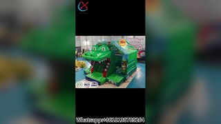 Scivolo divertente per la casa gonfiabile dei coccodrilli per bambini