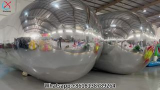 Sfera a specchio gigante per eventi e pubblicità