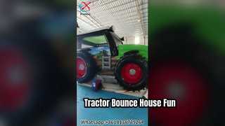 Trattore Bounce House Divertente festa in fattoria per bambini