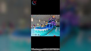 Scivolo gonfiabile Octopus per il divertimento estivo