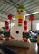 Pupazzo di neve gonfiabile personalizzato delle decorazioni di Natale di festa 3,5 x 2,5 x 4 m