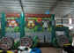 Durevole divertente Custom Made Inflatables Bus corsa ad ostacoli Jump House 5 x 8 x 5 m