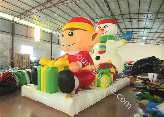 Fabbrica Uomo di neve commerciale Grandi gonfiabili natalizi Decorazioni natalizie