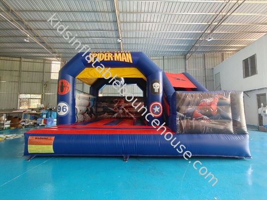 Bounce House all'aperto Bouncer combo gonfiabile con Slide Hero Spiderman tema di cartone animato