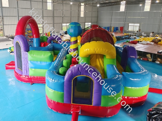 Fabbricante Città gonfiabile divertente Parco giochi gonfiabile colorato Castello gonfiabile divertente