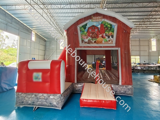Casa gonfiabile gonfiabile con scivolo castello gonfiabile per bambini