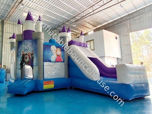 Vendita calda Casa gonfiabile salto congelato cartone animato scivolo gonfiabile per la festa castello gonfiabile combo per l' esterno interno