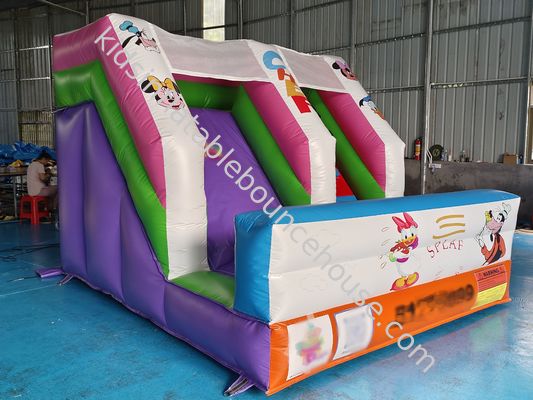 Commerciale 0.55 Pvc Digital Printing Inflatabile Slide asciutto Mickey Mouse Cartoon Inflatabile Castello Per Outdoor Per Bambini