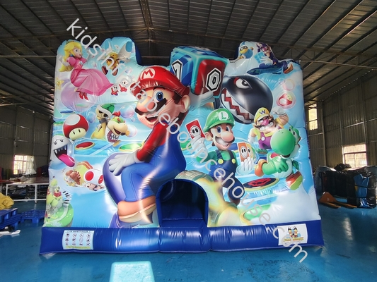 Stampa digitale Casa gonfiabile con diapositive Super Mario Castello gonfiabile
