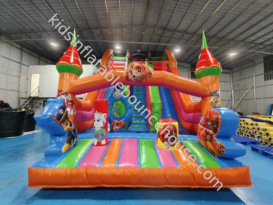 Popolari scivoli gonfiabili commerciali PAW Patrulla tema scivoli gonfiabili castello per bambini e adulti
