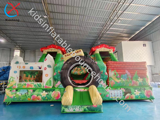 Custom PVC gonfiabile casa rimbalzo con scivolo gonfiabile combo per bambini