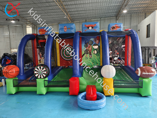 Commerciale ODM/OEM Outdoor Interactive Inflatable Sport Game Inflatable Ball Shot Game