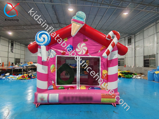 Commercial Grade Inflatabile Bounce House Candy House Inflatabile Jumping Castle