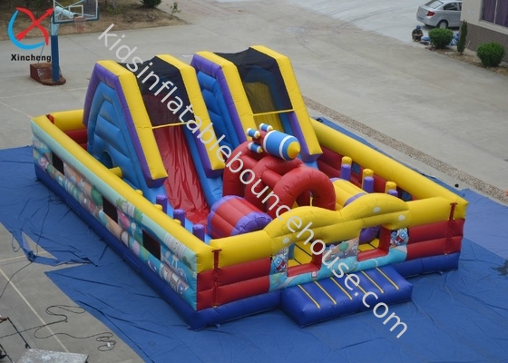 Rocket personalizzato gonfiabile Fun City gonfiabili Bouncy House Slide Castello per bambini