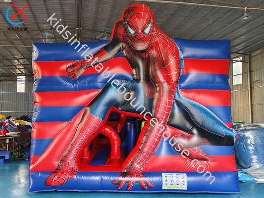 Castello gonfiabile combo Spiderman Casa salta con scivolo