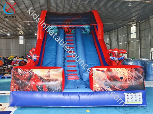 Produttore Slide gonfiabile in PVC Spiderman Hero Slide gonfiabili a doppio secco