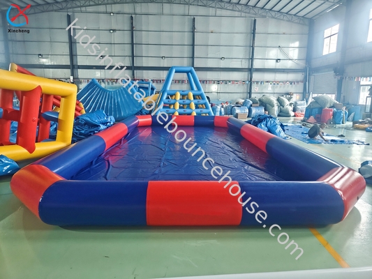 Fabbrica di giochi a palla d'acqua a piscina a sfondo o rettangolare gonfiabili