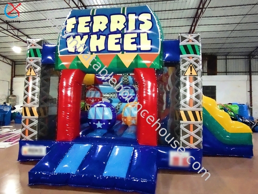 Bouncer gonfiabile Salto castello scivolo Commerciale Bounce House