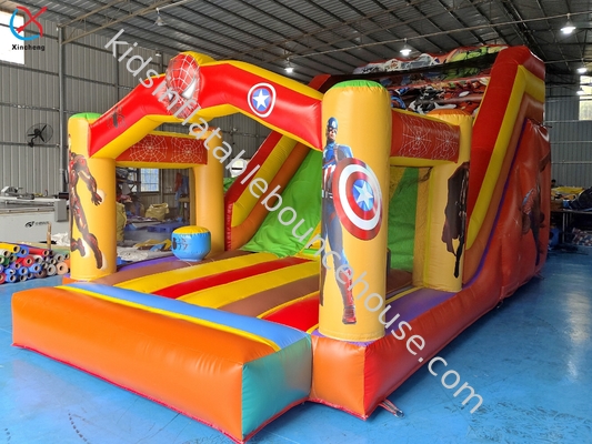 Fabbrica Commerciale Slide gonfiabile Spider-Man Castello gonfiabile salto
