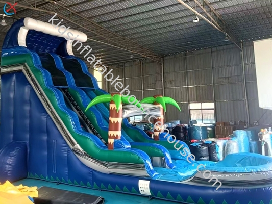 Fabbrica di scivoli d'acqua gonfiabili commerciali scivoli gonfiabili estivi per esterni