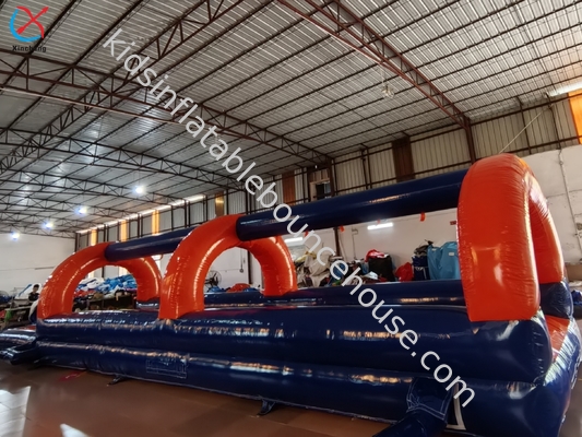 Scivoli d'acqua gonfiabili commerciali Scivoli gonfiabili estivi con piscina